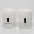 "Home Sweet Home" Vintage Flannel and Amber Noir Luxury 2-Wick Soy Candle Gift Sets