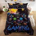 GRAT TIOC Gamer Comforter Sets for Teen BoysGaming Bedding Sets FullVideo Game BedspreadGame Gamepad Bed SetController Bedding Gamer Home Decor 3 Piece 1 Comforter and 2 Pillowcases